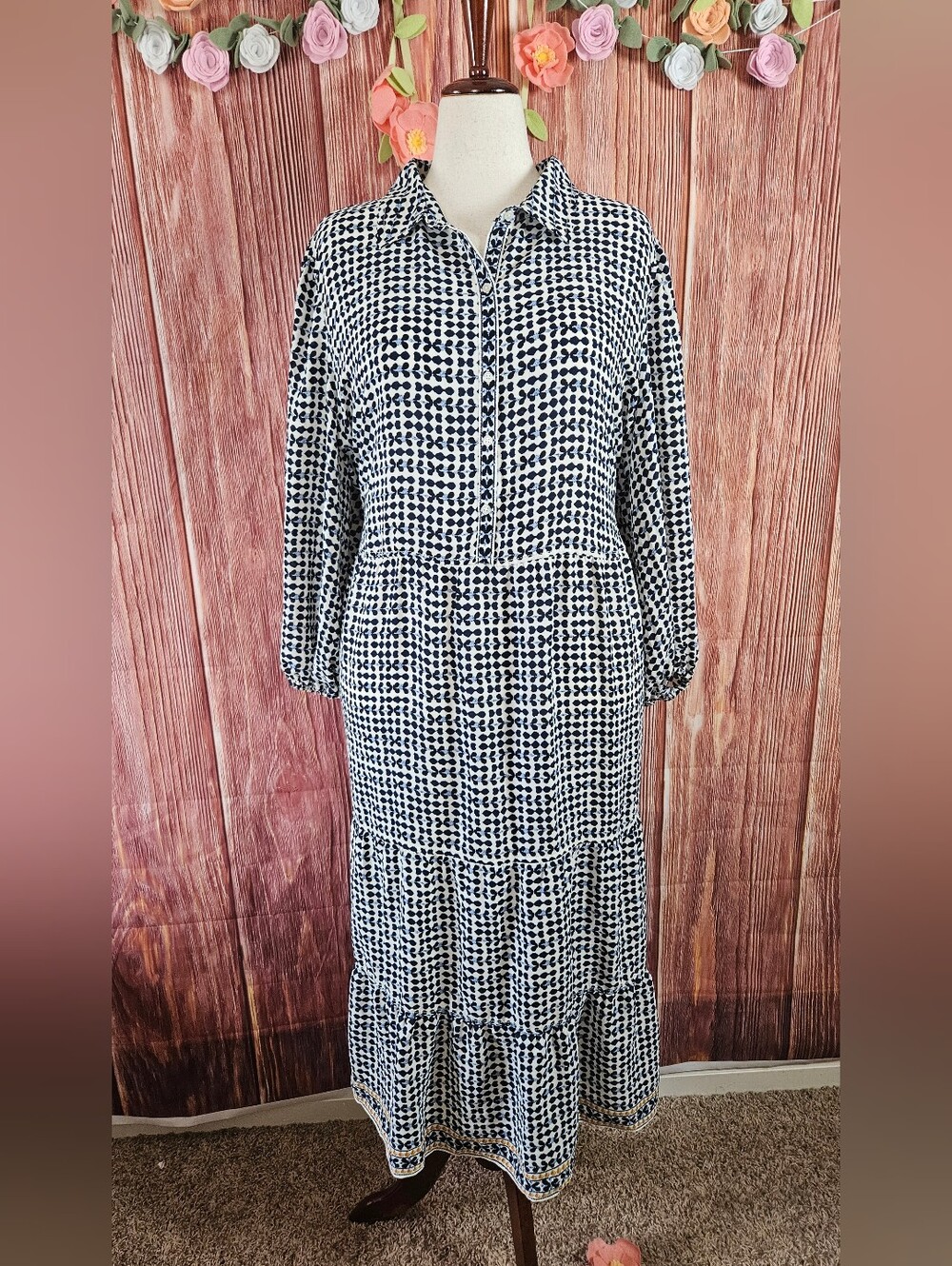 NWT Max Studio Midi Shirtdress Plus Size 3X
